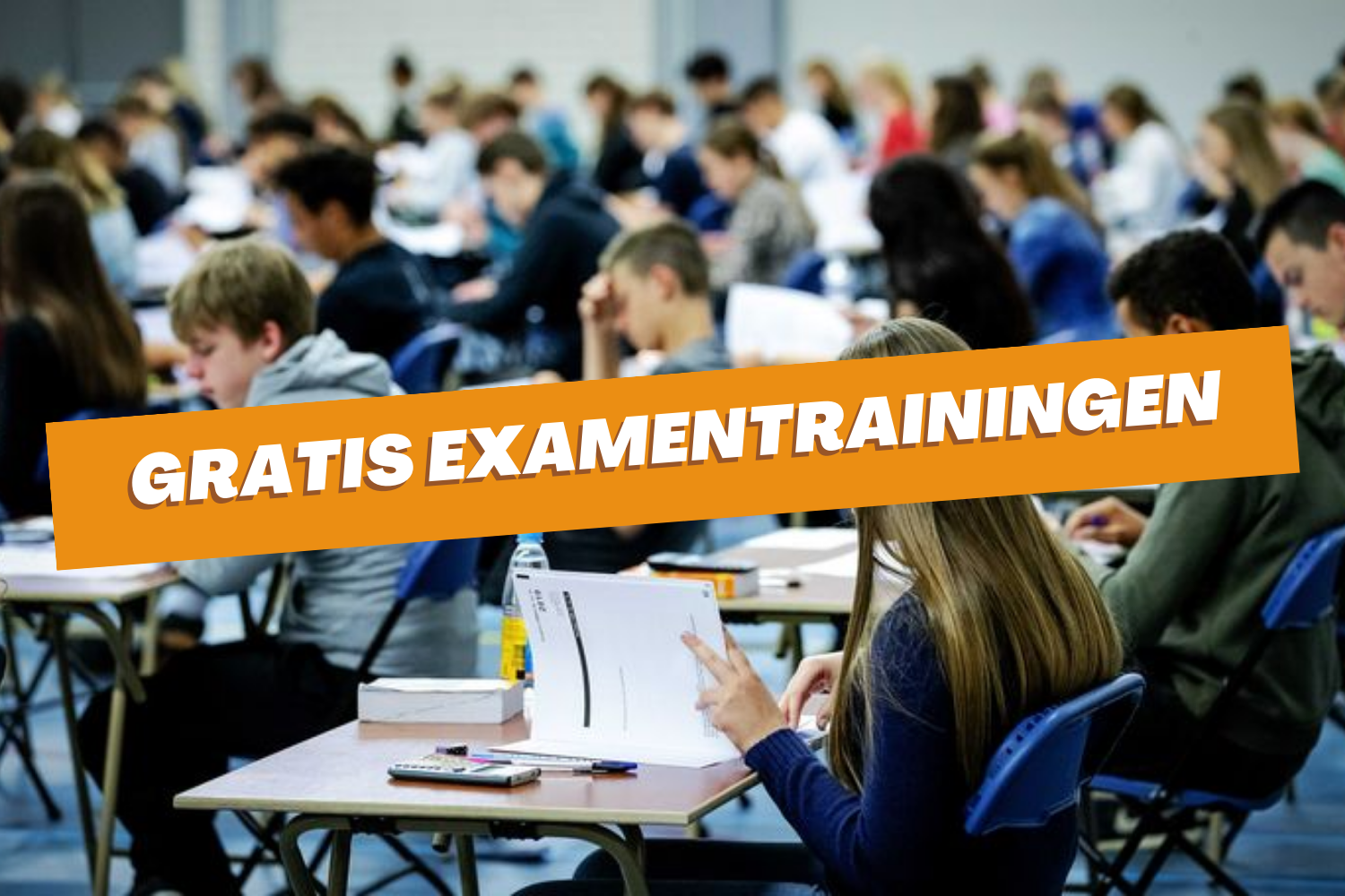 Gratis examentrainingen voor onze examenleerlingen!
